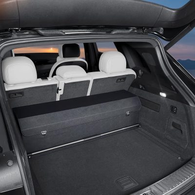 Trunk Organizer for SUV, Collapsible Leather Trunk Organizer for Car with Lid Car Storage for Sedans, Truck, Van, Jeep (Black, 37 x 11.4 x 12.2in)