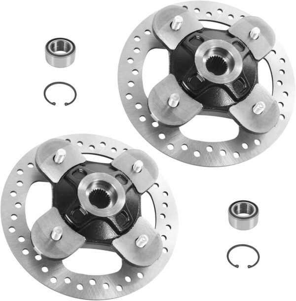 All Season Brake Disc Kit with Rust Resistant Coating and Reliable Performance